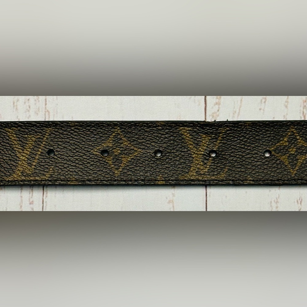 Louis Vuitton Iconic 30/75 Monogram Brown Belt, Reversible To Black - Picture 5 of 15